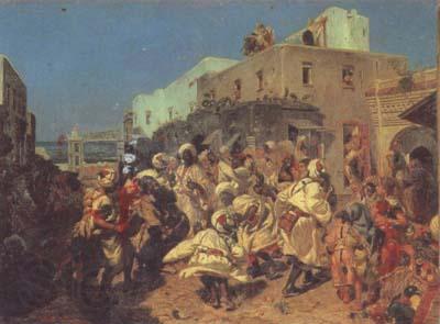 Alfred Dehodencq Blacks Dancing in Tangiers (san26) Spain oil painting art